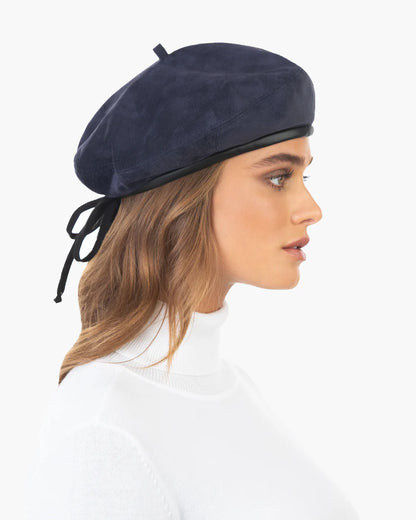 Suede Kate Beret Hat