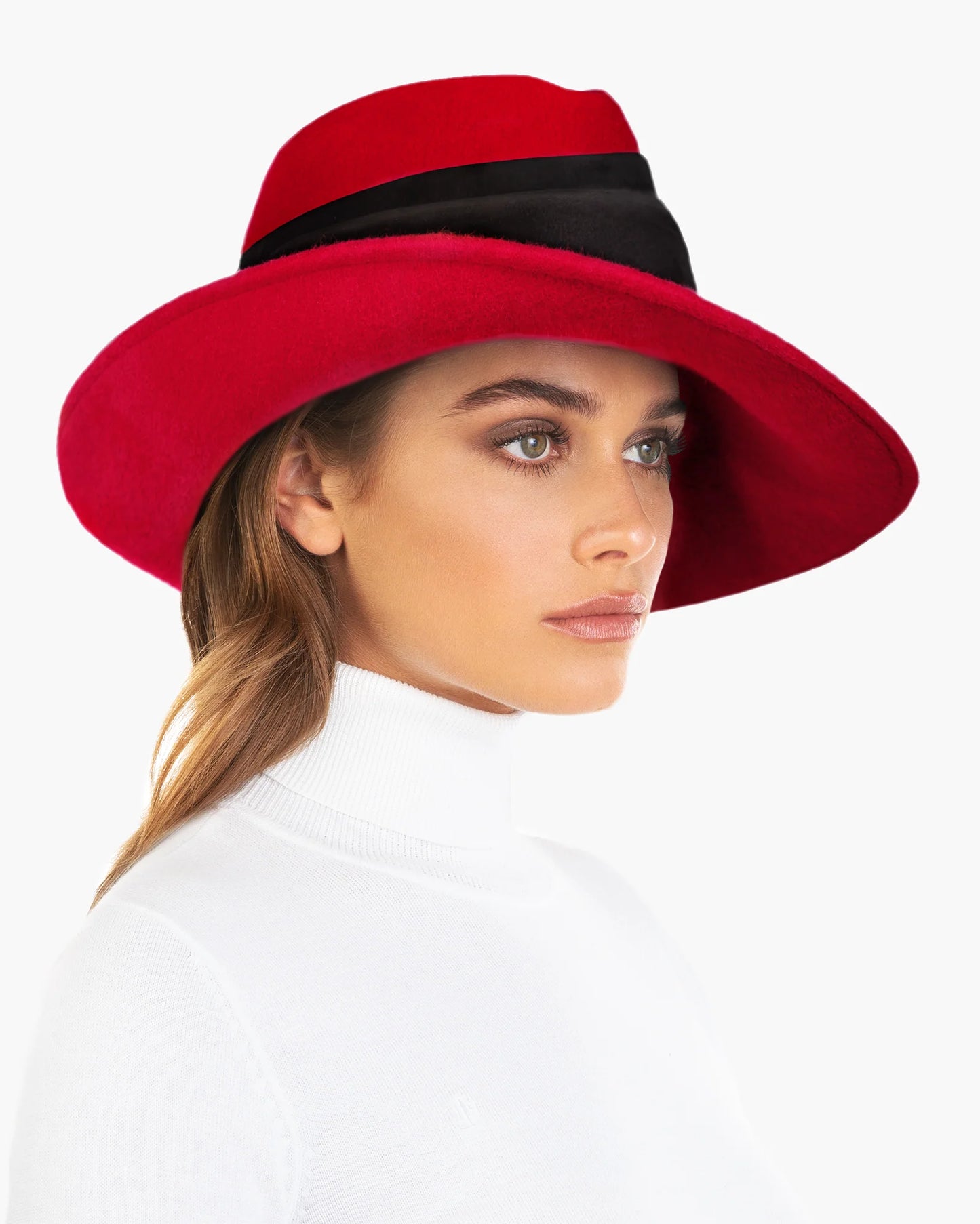 L’ Avenue Wool Felt Fedora Hat
