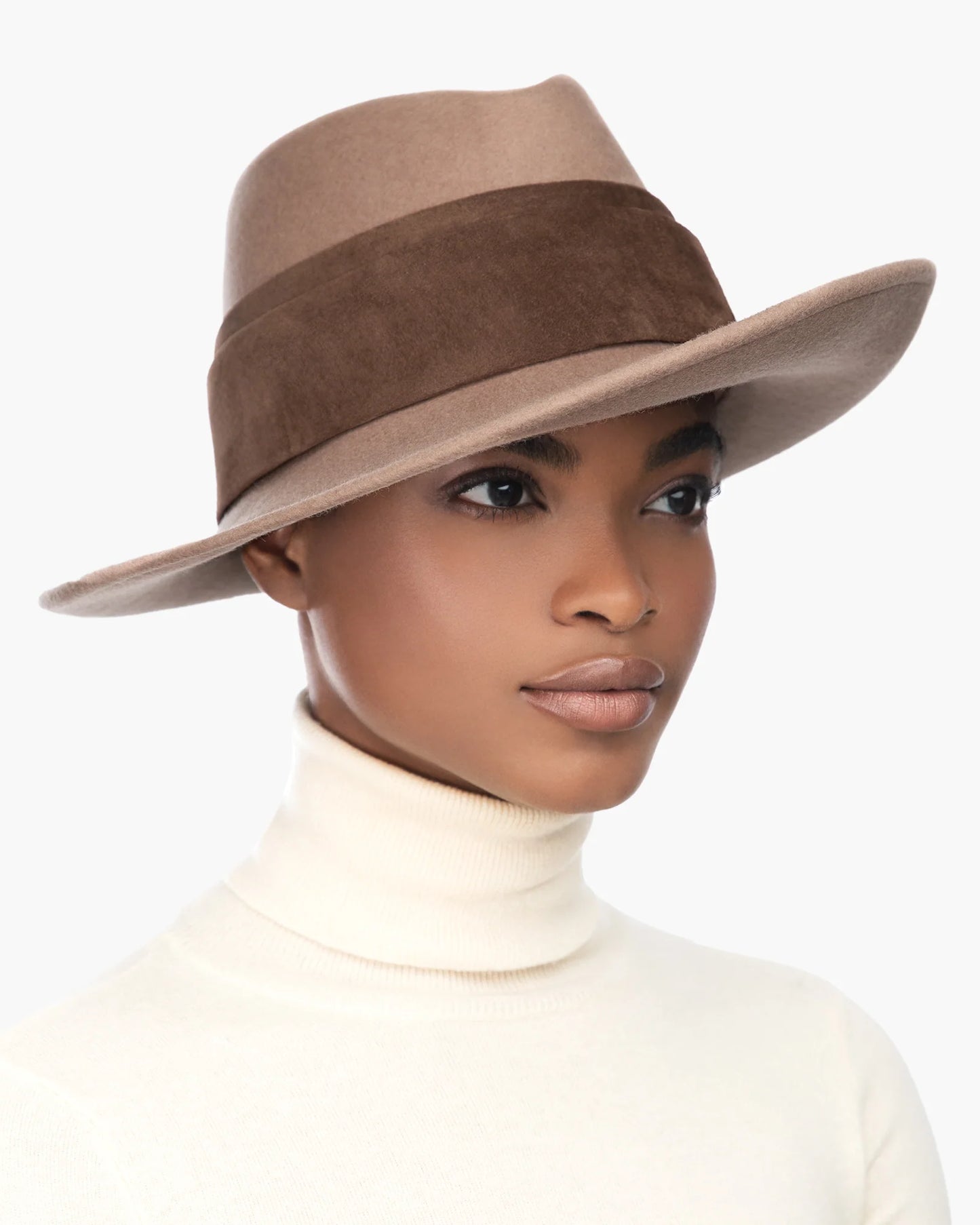 L’ Avenue Wool Felt Fedora Hat