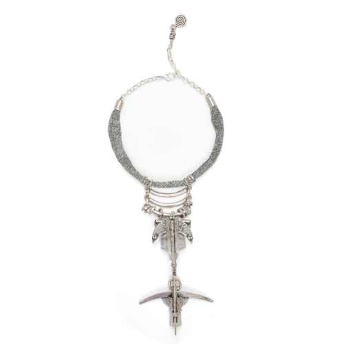 Celestial Sentinel Crystal Necklace