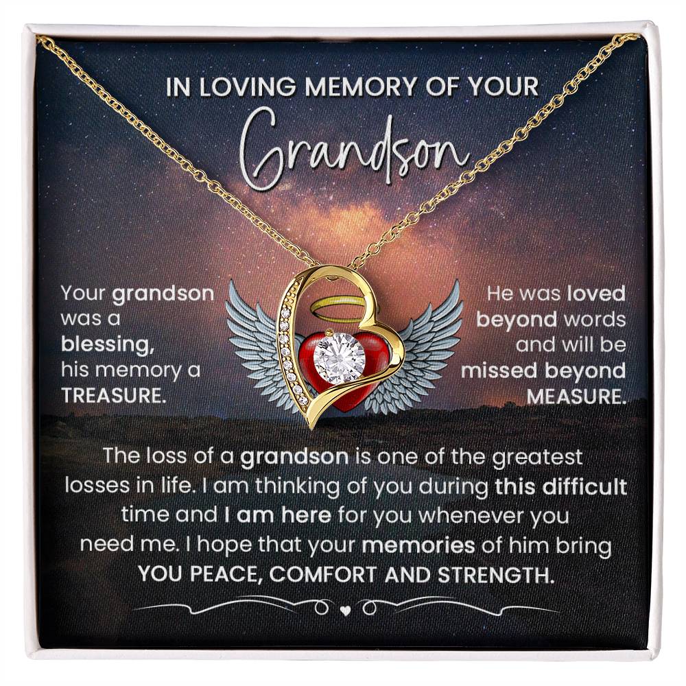 In loving memory of your grand son