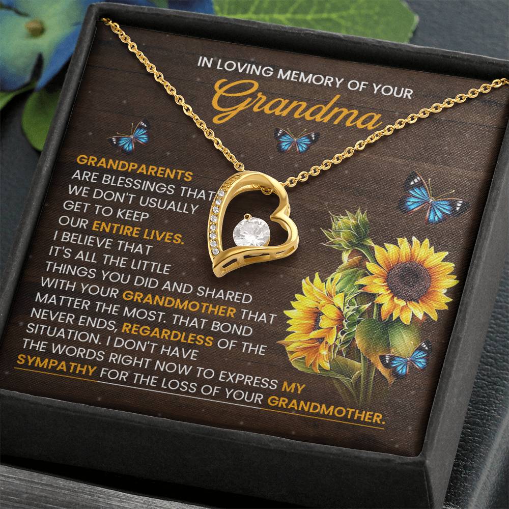 In loving memory of your Grandmother
